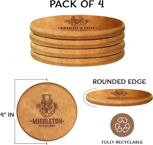 Vista 3 de Coaster 4 Pack Middleton Mixology