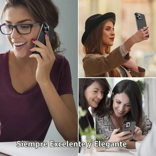 Vista 7 de GRECAZO - Funda magnética delgada para iPhone 14 Pro Max de 6.7" (2022), ultradelgada, ligera, duradera, sin marco, cubierta dura mate, compatible