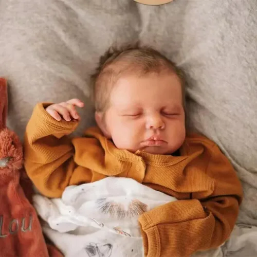 Vista 8 de Angelbaby Muñecas de Bebé Reborn de Vida Real Lindas Durmientes de 20 Pulgadas de Silicona de Cuerpo Completo Realistas de Bebé Recién Nacido Niño