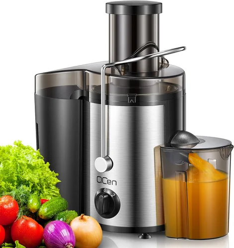 Vista 2 de Qcen 500W Juicer Machine Negro y Electric Citrus Juicer Exprimidor Paquete