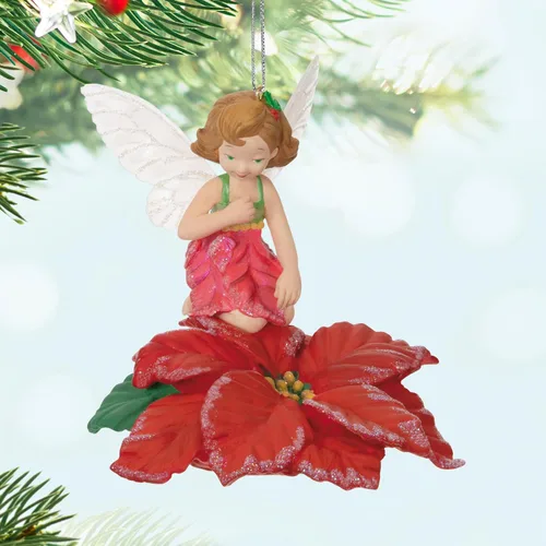 Vista 6 de Hallmark Keepsake Adorno navideño 2024, mensajeras de hadas resplandeciendo con luz, regalos para ella