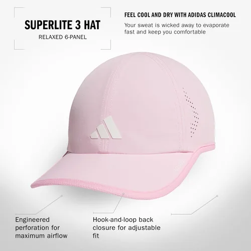 Vista 19 de Adidas Superlite - Gorra deportiva ajustable de ajuste relajado para entrenamiento