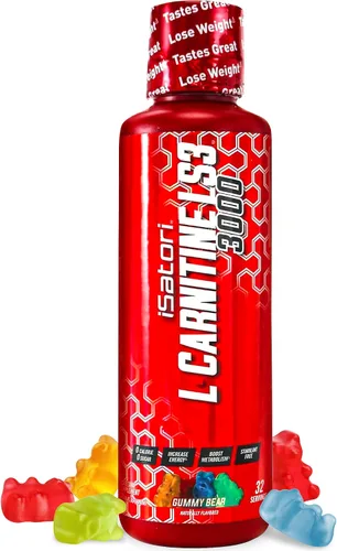 Vista 8 de iSatori L-Carnitina LS3 3000, L-Carnitina Líquida con Acetil L-Carnitina, L-Carnitina L-Tartrato, Pre Entreno Sin Estimulantes, Bajas Calorías, Sin