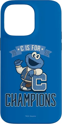 Vista 21 de iPhone 16 Sesame Street Cookie Monster C es para Champions Case