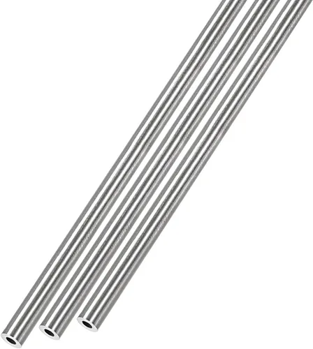 Vista 10 de METALLIXITY Tubo de acero inoxidable 304 (0.079 in de diámetro x 0.006 in de pared T x 9.843 in de largo), 3 piezas, tubo recto - para muebles
