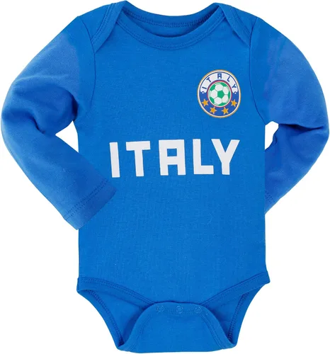 Vista 9 de Cnins Body deportivo para bebé, de manga larga, con temática de fútbol, unisex, para bebés de 0 a 18 meses