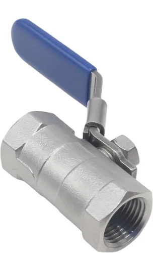 Vista 5 de HFS (R) Válvula de bola de una pieza 1/2" NPT hembra x 1/2" NPT hembra, acero inoxidable 304, 1000 CWP