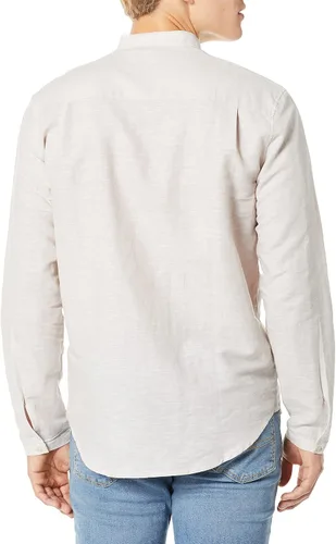 Vista 2 de Cubavera Camisa Guayabera de dos bolsillos Pintuck de manga larga para hombre