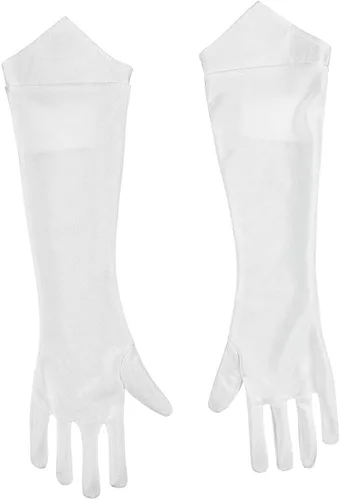 Vista 2 de Disguise Guantes para adultos Princess Peach, Blanco