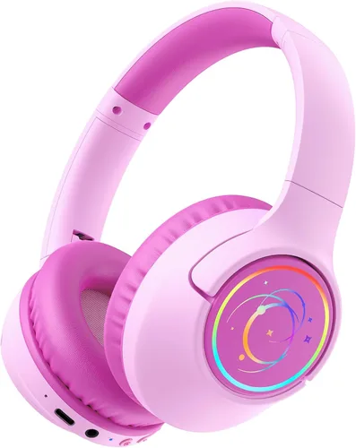 Vista 8 de Auriculares Bluetooth para niños con tiempo de reproducción de 85 horas Azul marino