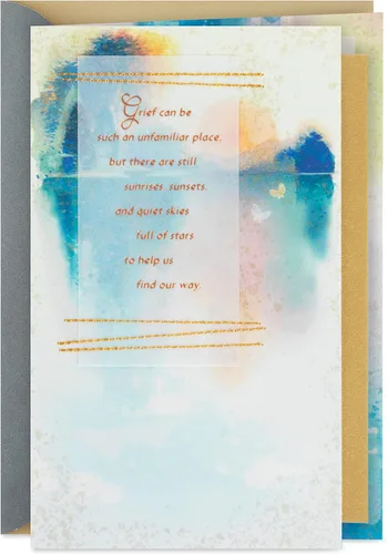 Vista 11 de Hallmark - Tarjeta de condolencias «Love Sees Us Through» (5RZB2132)
