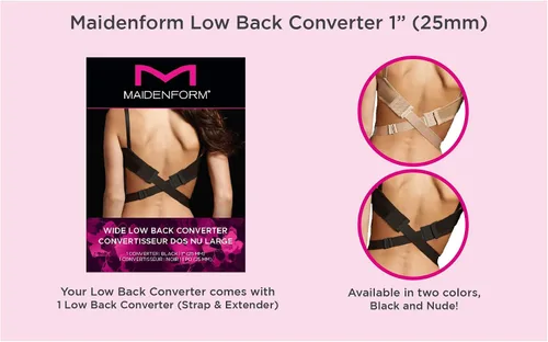 Vista 2 de Maidenform Women's Low Back Bra Converter