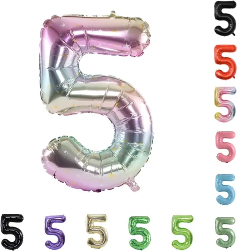Vista 50 de Globo grande de helio con números 0-9 de 40 pulgadas para cumpleaños, bodas y fiestas (rojo, 9)