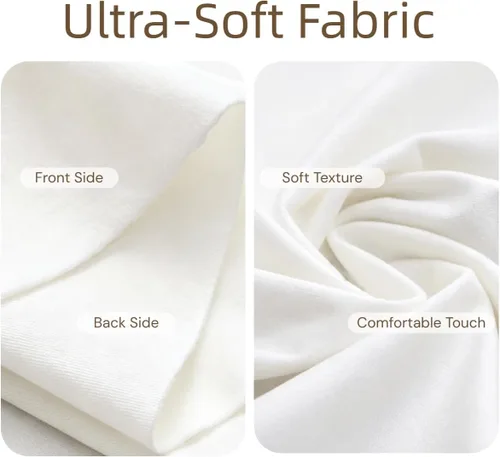Vista 6 de Feelyou The Yard - Tela floral de hojas suave de 1 yarda para los amantes Beige y verde amarillo
