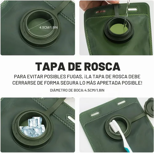 Vista 4 de Mardingtop Hydration Bladder, 2.5/3 Liter Leak Proof Water Bladder