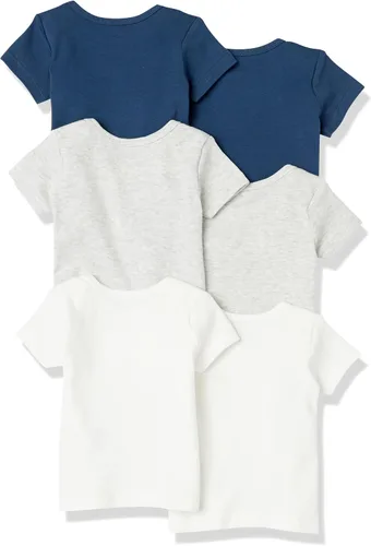 Vista 2 de Tienda Essentials Unisex Babies' Lap-Shoulder Tee, Pack of 6