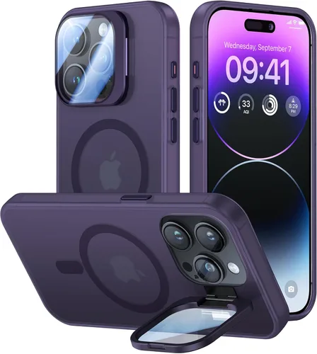 Vista 10 de VOFATA [Protección Completa Mejorada de la Cámara] para Funda iPhone Air con Cubierta de Cámara con Soporte [Compatible con MagSafe][Protección