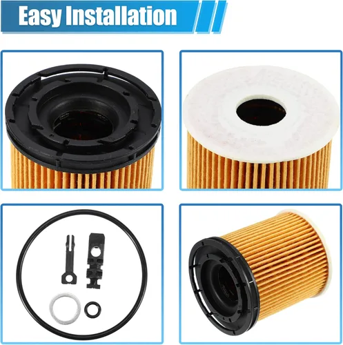 Vista 4 de X AUTOHAUX Filtro de aceite de motor 26350-2M000 para Kia K5 1.6 2021-2024 para Hyundai Tucson 1.6 Hybrid 2022-2025 para Kia Rio 1.6 2020-2023 1