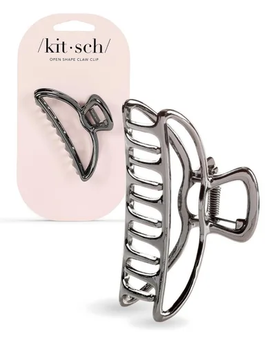 Vista 7 de Kitsch - Clip de garra de forma abierta Durable & Elegant Gold Women Hair Accessories Clips Hair Comfortably All-Day Great For Everyday Use &