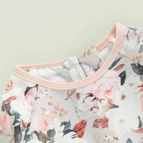 Vista 32 de MERSARIPHY Traje de baño de una pieza para niña pequeña, traje de baño de manga larga, traje de baño para niñas