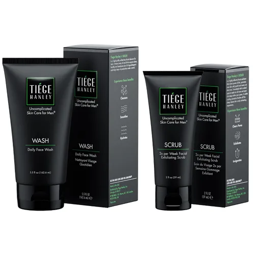 Vista 7 de Tiege Hanley Limpiador Facial Diario para Hombres, Limpiador Suave Sin Fragancia con Aceite de Jojoba, Aloe y Vitamina B3, Fórmula Espumosa