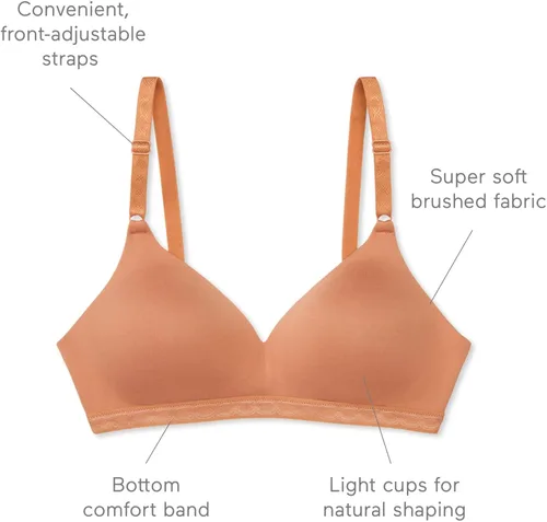 Vista 4 de Warner's Women's Cloud 9 Super Soft Wireless Lightly Lined Comfort Bra 1269