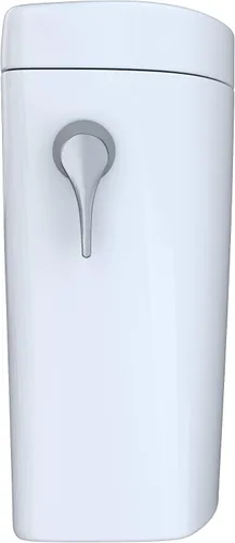 Vista 4 de TOTO Aquia IV Arc Dual Flush 1.28 y 0.9 GPF Depósito de inodoro solo con compatibilidad WASHLET+ de descarga automática, algodón blanco