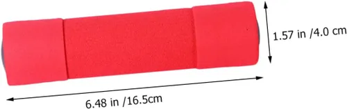 Vista 2 de Toyvian 2 mancuernas cubiertas de espuma para mujer, cómodas y antideslizantes, pesas de mano para tonificar los brazos, equipo de ejercicio en casa