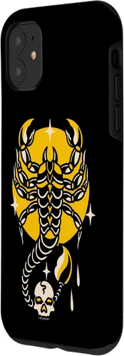 Vista 2 de Funda para iPhone 11 Vintage Tradicional Tattoo Flash Old School Tattoo Artist