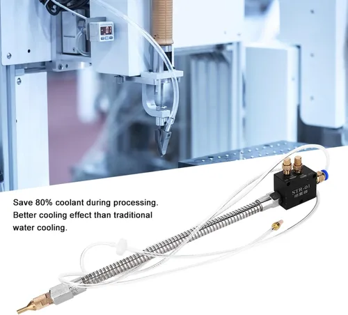 Vista 9 de Garosa Sistema de pulverización de lubricación de refrigerante de niebla, para corte de metal, máquina rociadora de enfriamiento para tubería