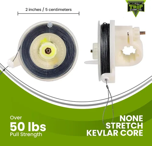 Vista 5 de Alarma de viaje Kevlar cable de viaje en carrete reutilizable (85 pies)