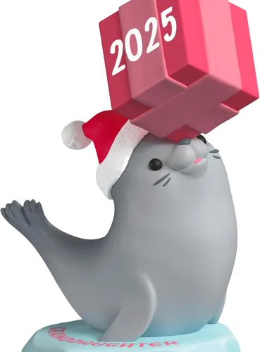 Vista 5 de Hallmark Keepsake Adorno Navideño 2025, Foca Nieta 2025