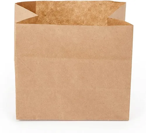 Vista 8 de Restaurantware Kraft Snack Bag 100 unidades 4.25 x 2.5 x 3.75 pulgadas Mini Snack Bag Rectangular Papel Embalaje Kraft