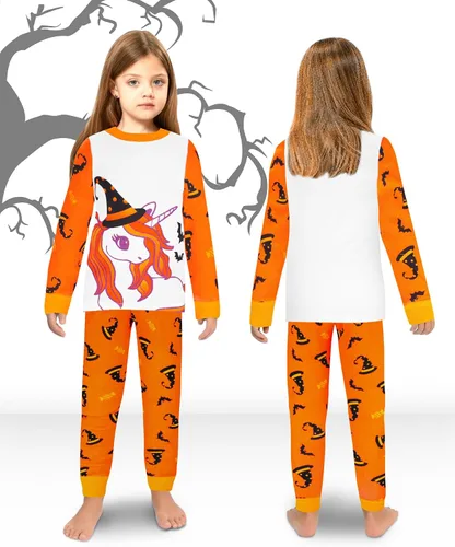 Vista 6 de Pijamas de Navidad para niños y niñas de 18 meses-12 años, ropa de dormir 100% algodón