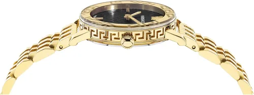 Vista 2 de Reloj Versace IP para mujer de oro amarillo Greca Glass VEU300621