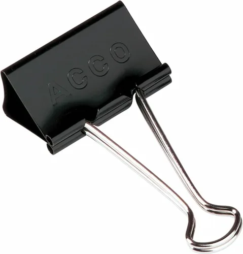 Vista 4 de Clips de carpeta de la marca ACCO, grandes, 1 caja, 12 clips/caja (72100)
