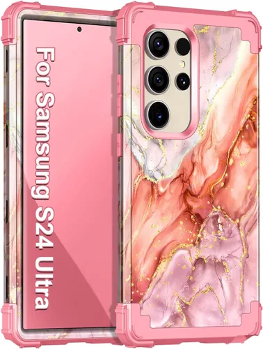 Vista 35 de Casetego Funda para Galaxy A16 5G, Tres Capas de Alta Resistencia Robusta a Prueba de Golpes, Protección Completa Rugosa de PC Duro + Parachoques