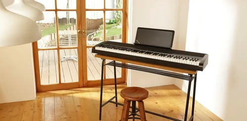 Vista 2 de Korg Piano digital táctil más ligero de 88 teclas con audio y MIDI USB, software libre