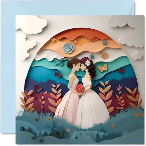 Vista 9 de Stuff4 Tarjetas de boda para parejas – Mejor día – Felicitaciones feliz regalos de compromiso, felicitaciones bien hechas, tarjetas de felicitación