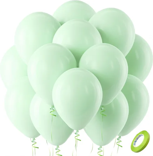 Vista 7 de Bezente Globos Naranjas de Látex para Fiestas - Paquete de 150 Globos de Helio Naranjas Mate Pequeños de 5 Pulgadas para Decoraciones de Fiestas