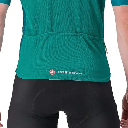 Vista 3 de Castelli Camiseta Endurance Elite para hombre para ciclismo de carretera y grava, talla L