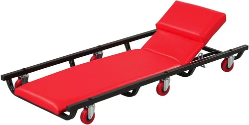 Vista 19 de Goplus Enredadera mecánica plegable 3 en 1 de 36 pulgadas, acuéstate o Negro
