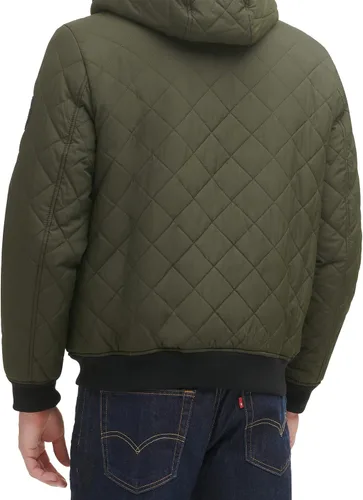 Vista 2 de Levi's mens Levi's Men's Diamond Quilted Sherpa Lined Bomber Jacket