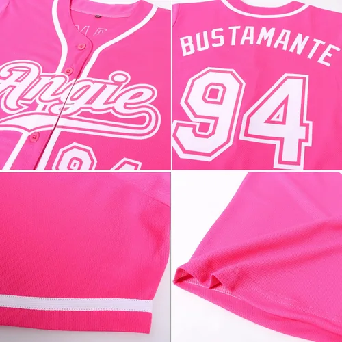 Vista 6 de Camisetas de béisbol deportivas personalizadas, camisetas de equipo personalizadas, camisetas de béisbol, nombre y número cosidos S-7XL