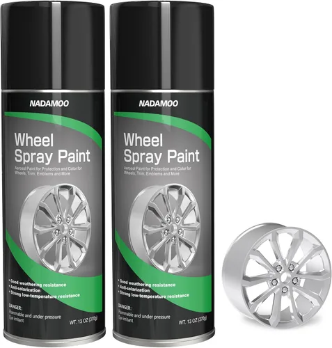 Vista 14 de NADAMOO Pintura en Aerosol para Llantas de Aluminio, Pintura en Aerosol para Llantas de Automóvil para Recolorear y Proteger Superficies Metálicas
