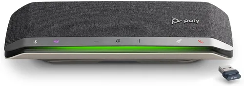 Vista 6 de Poly - Sincronización de más de 40 altavoces inteligentes Bluetooth (Plantronics) - Espacios de trabajo flexibles - Conéctate a PC/Mac a través