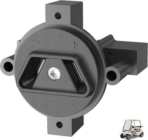 Vista 8 de Crow Foot 2 Prong Charger Plug para Yamaha 36 Volt Golf Carts Powerwise Conector DC Plug, E-Way Receptáculo para piezas de carrito de golf