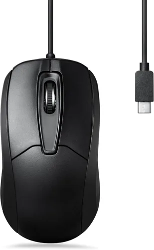 Vista 9 de Perixx PERIMICE-209 P, ratón con cable PS2 con resolución de 1000 DPI, negro, (10442)