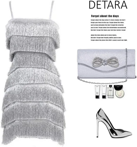 Vista 9 de DETARA Bolso de noche para mujer, con lazo de cristal brillante, con solapa, bolso de mano para mujer, boda, fiesta, baile de graduación