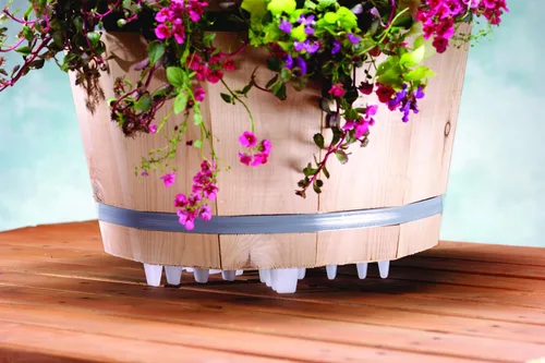 Vista 3 de Bosmere Soporte para plantas debajo de la planta, 12 pulgadas